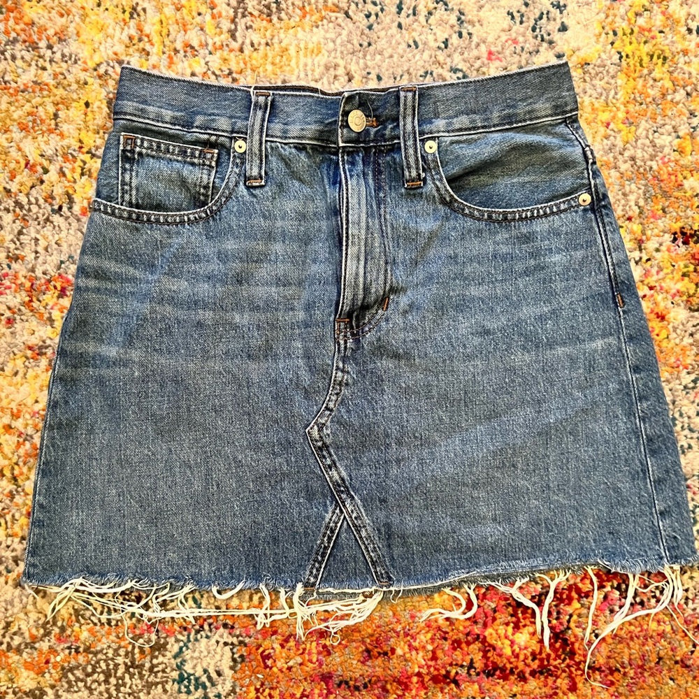 Madewell Denim Mini Skirt